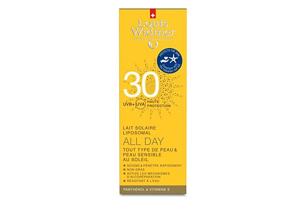 Louis Widmer All Day SPF30 parfumée 100 ml