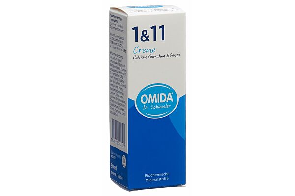 Omida Schüssler no1&11 calcium fluoratum & silicea crème tb 50 ml