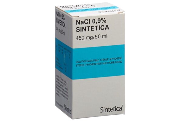 NaCl 0.9% Sintetica Inj Lös 450 mg/50ml 50ml Vial
