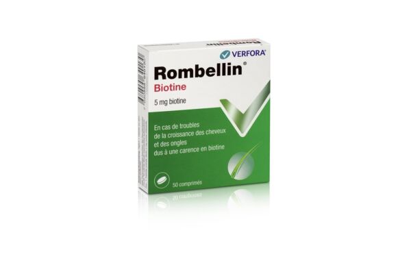 Rombellin cpr 5 mg Biotine 50 pce