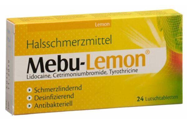 Mebu-lemon Lutschtabl 24 Stk