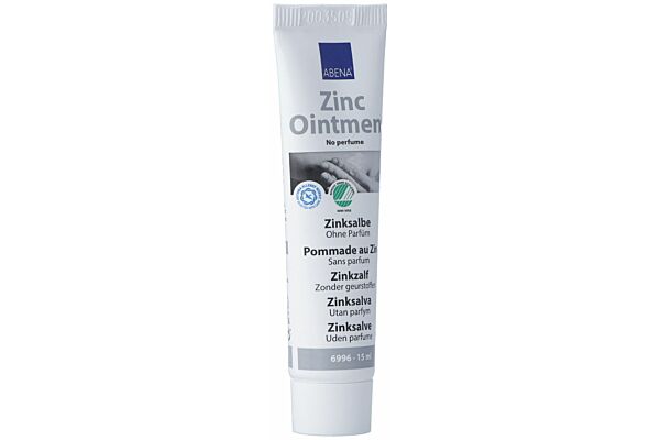 Abena Skincare Zinksalbe pommade au zinc sans parfum 15 ml