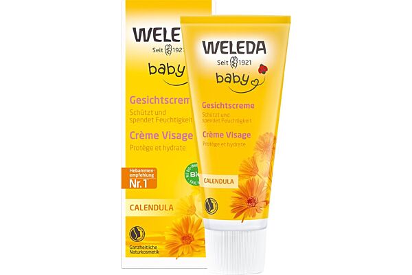 Weleda BABY CALENDULA Crème visage tb 50 ml