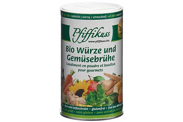 Pfiffikuss Gourmet Streuwürze und Gemüsebrühe Bio 250 g