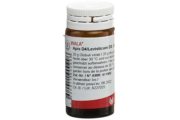 Wala Apis D4/Levisticum D3 Glob 20 g