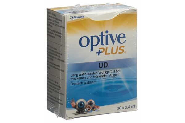 Optive Plus UD Augen-Pflegetropfen 30 Monodos 0.4 ml