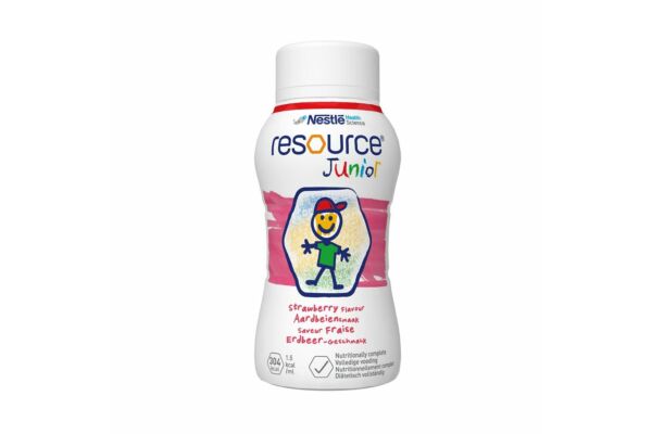Resource Junior Erdbeer 4 Fl 200 ml