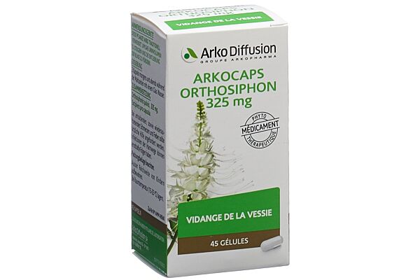 Arkocaps orthosiphon caps 325 mg végétales bte 45 pce