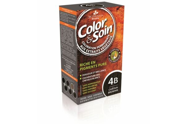 Color & Soin coloration 4B châtain brownie 135 ml