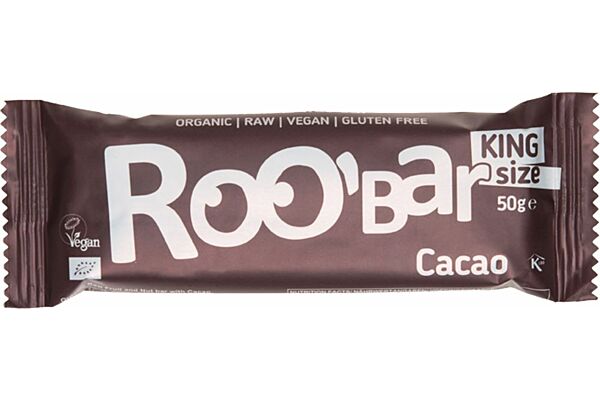 Roobar Rohkostriegel Kakao 50 g