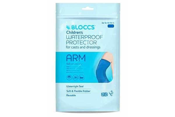 Bloccs Bad und Dusche Wasserschutz für den Arm 20-33/66cm Kind