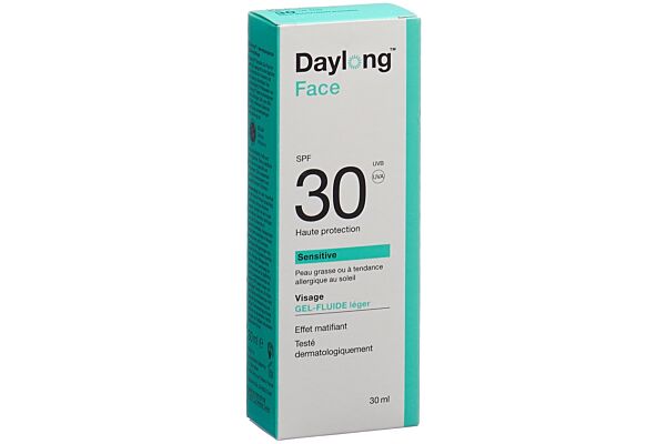 Daylong Sensitive Face Gel-Fluid SPF30 30 ml
