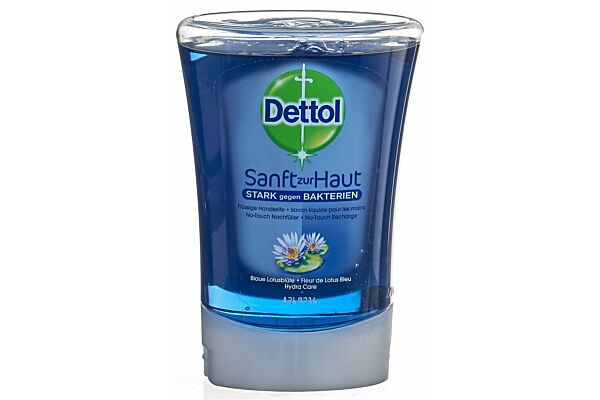 Dettol No-Touch savon mains recharge fleur de lotus bleu 250 ml