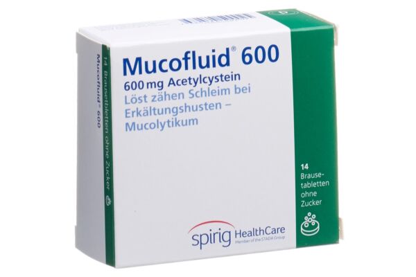 Mucofluid Brausetabl 600 mg Ds 14 Stk