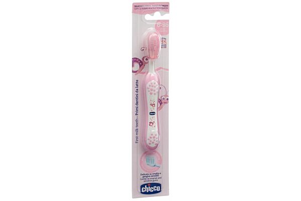 Chicco brosse à dents pink 6m+