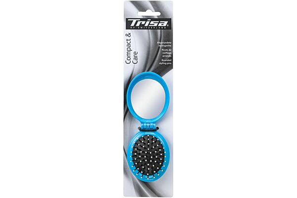 Trisa Basic Travel brosse pliable avec miroir