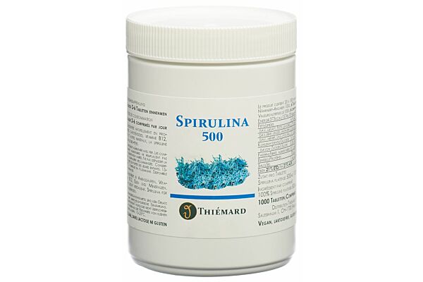 Thiémard Spiruline cpr 500 mg 1000 pce