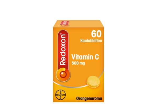 Redoxon Kautabl 500 mg Orangenaroma zuckerfrei 60 Stk