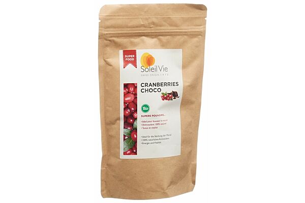 Soleil Vie Cranberries Choco Bio 110 g