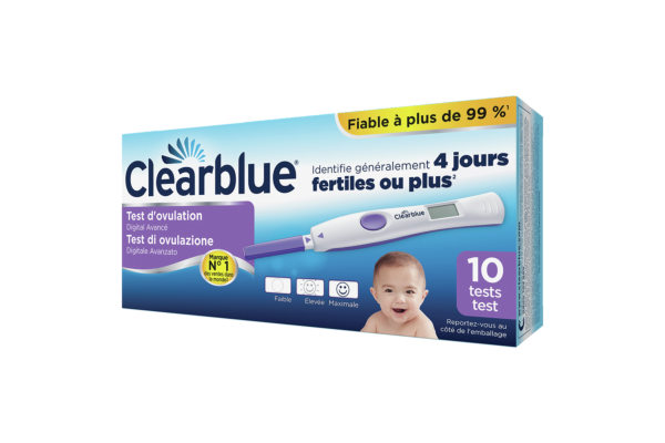 Clearblue Digital test d'ovulation 10 pce