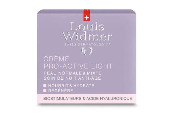 Louis Widmer crème pro active light parfumée 50 ml
