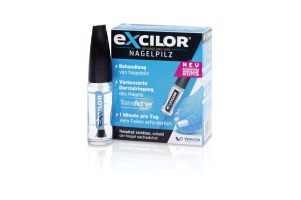 Excilor solution mycose des ongles 3.3 ml