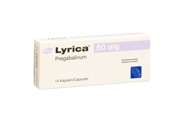 Lyrica caps 50 mg 14 pce