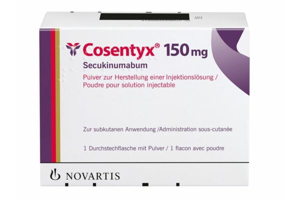 Cosentyx subst sèche 150 mg flac