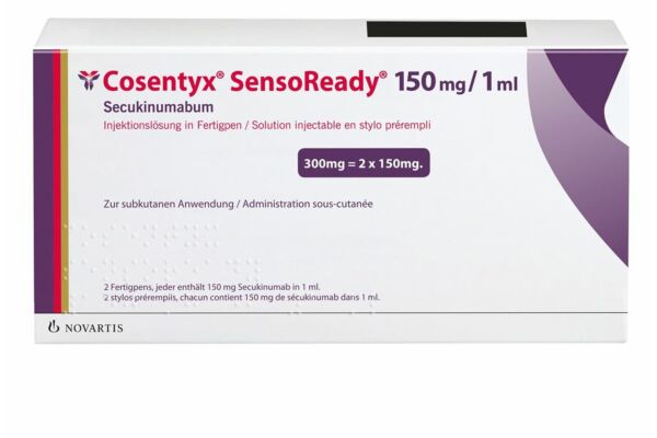 Cosentyx SensoReady Inj Lös 150 mg/1ml Fertpen 2 Stk
