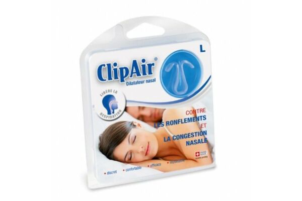 ClipAir dilatateur nasal L contre les ronflements et la congestion nasale