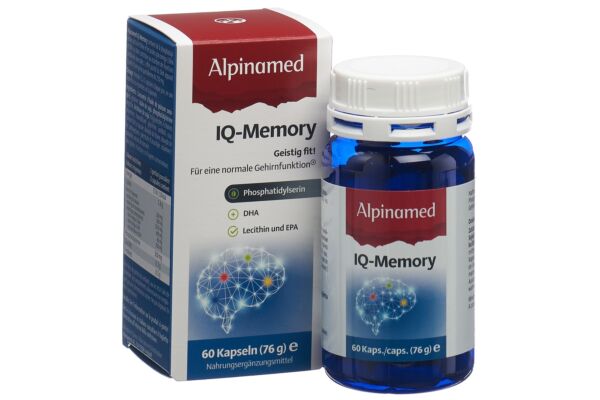 ALPINAMED IQ-Memory caps bte 60 pce