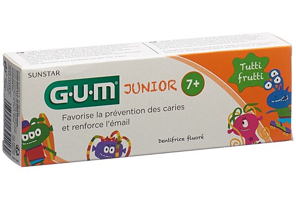 GUM Junior dentifrice dès 6+ ans fraise 50 ml