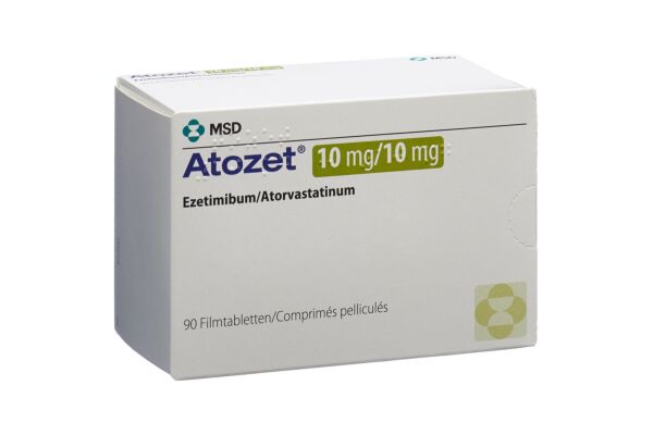 Atozet cpr pell 10/10 mg 90 pce