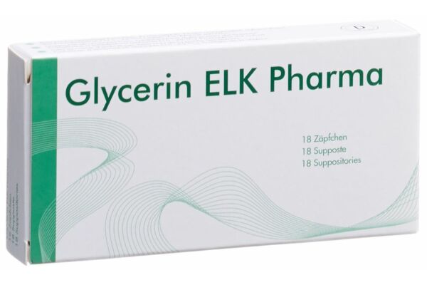 Glycérine ELK Pharma supp 18 pce