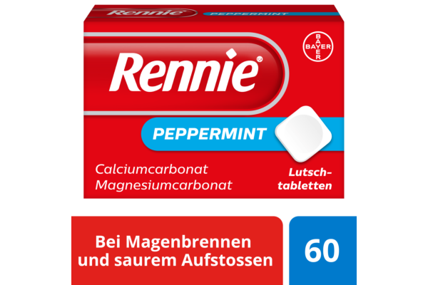 Rennie Peppermint Lutschtabl 60 Stk