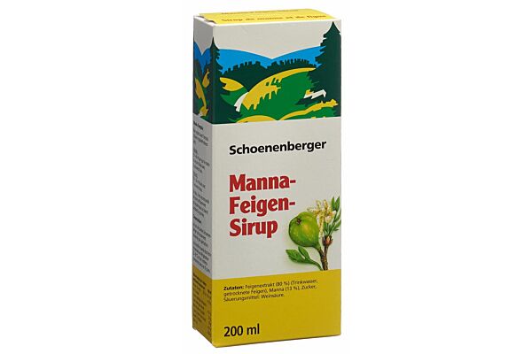 Schoenenberger Sirop de manne et de figue fl 200 ml