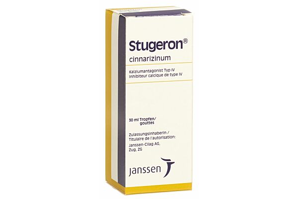 Stugeron gouttes 75 mg/ml fl 30 ml