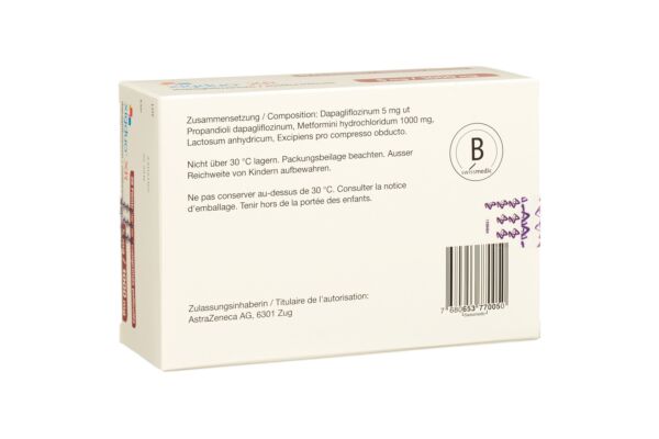 Xigduo XR Filmtabl 5 mg/1000 mg 28 Stk