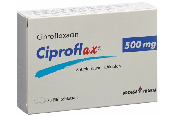 Ciproflax Filmtabl 500 mg 20 Stk