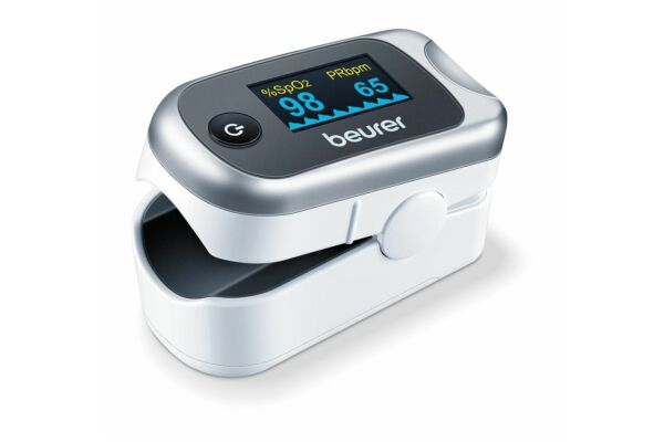 Beurer Fingerpulsoximeter PO 40 mit Pulsmodulationsindex