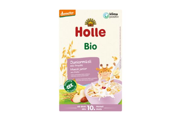 Holle Bio-Muesli Juniors aux 3 céréales avec fruit 250 g