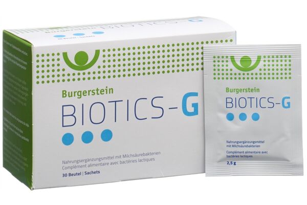 Burgerstein Biotics-G pdr sach 30 pce