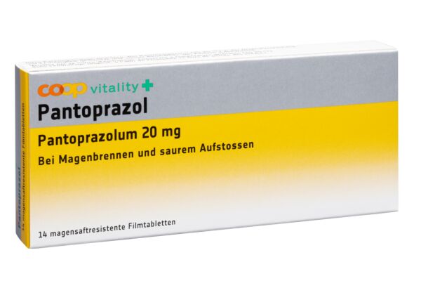 Coop Vitality Pantoprazol Filmtabl 20 mg 14 Stk
