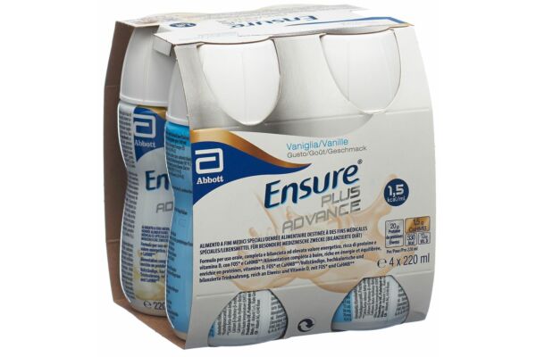 Ensure Plus Advance Vanille 4 x 220 ml