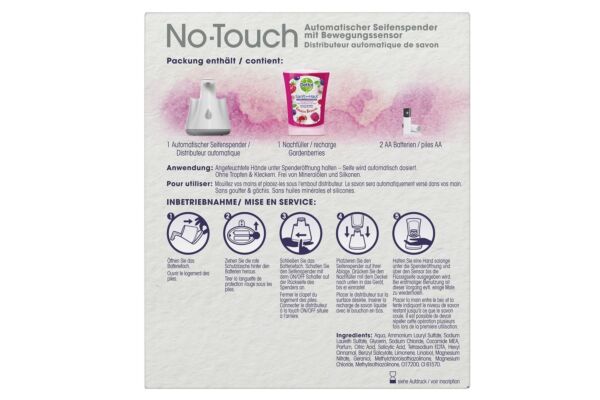 Dettol No-Touch distributeur savon automatique blanc 250 ml