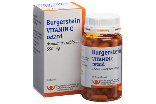Burgerstein Vitamine C caps ret 500 mg bte 100 pce
