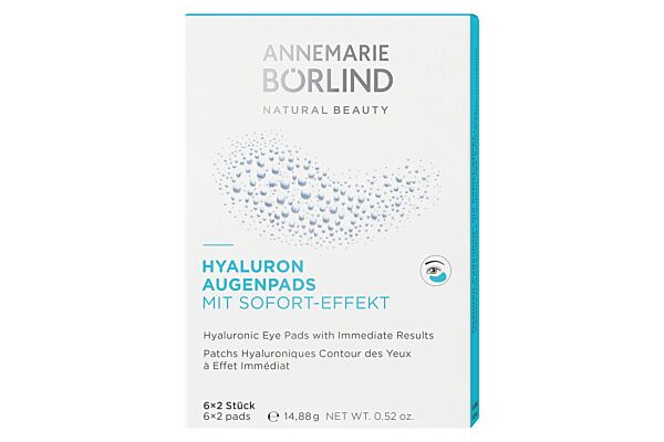 Börlind Hyaluron Augenpads Sofort Effekt 6 pce