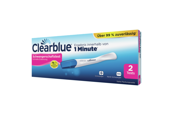 Clearblue Schwangerschaftstest Schnelle Erkennung 2 Stk