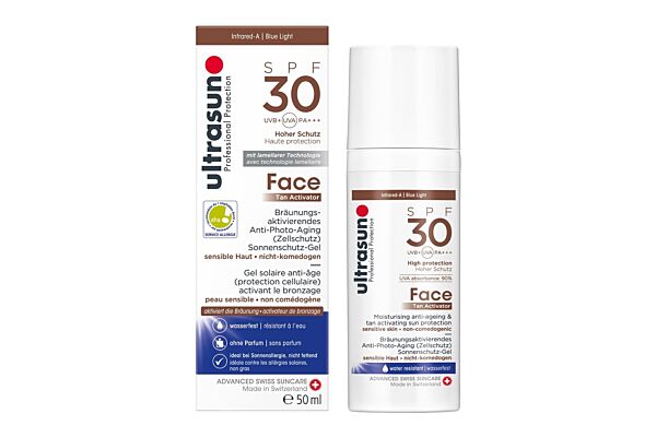 Ultrasun Face Tan Activator SPF30 50 ml