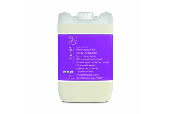 Sonett Waschmittel flüssig 30°-95°C Lavendel Kanister 20 lt
